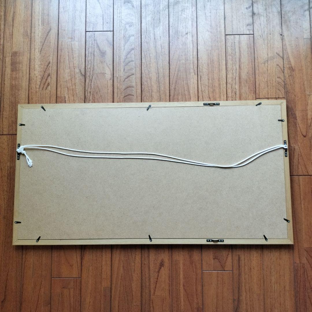 「未使用に近い」矢口高雄サイン落款あり　山女魚群遊　西陣織　※釣りキチ三平