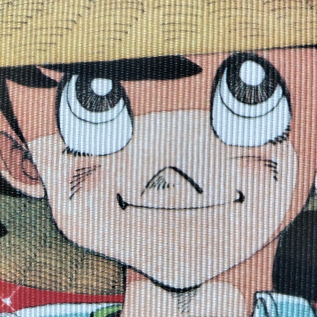 「未使用に近い」矢口高雄サイン落款あり　山女魚群遊　西陣織　※釣りキチ三平