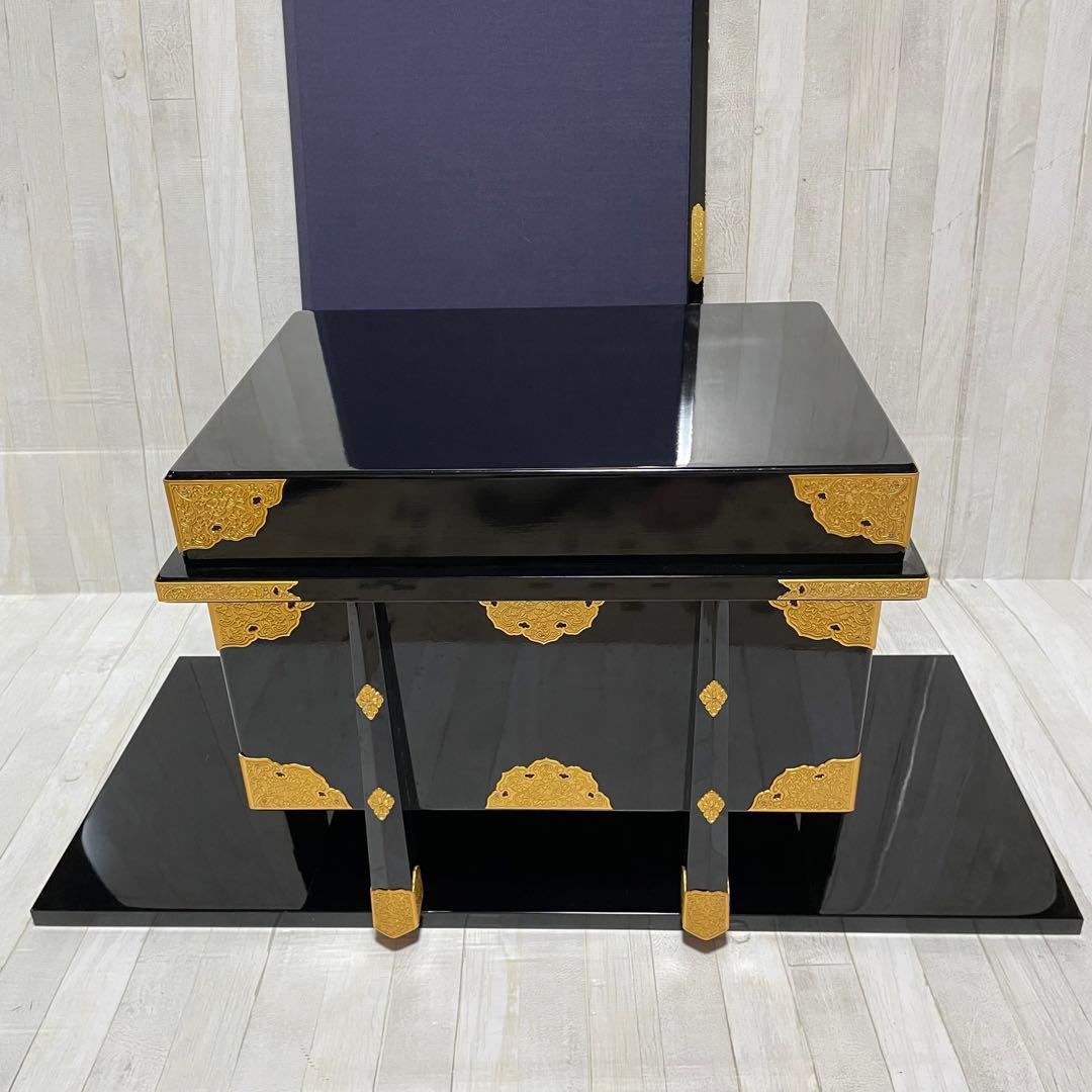 五月人形　鎧飾り　弓・太刀、金屏風セット【金沢箔】