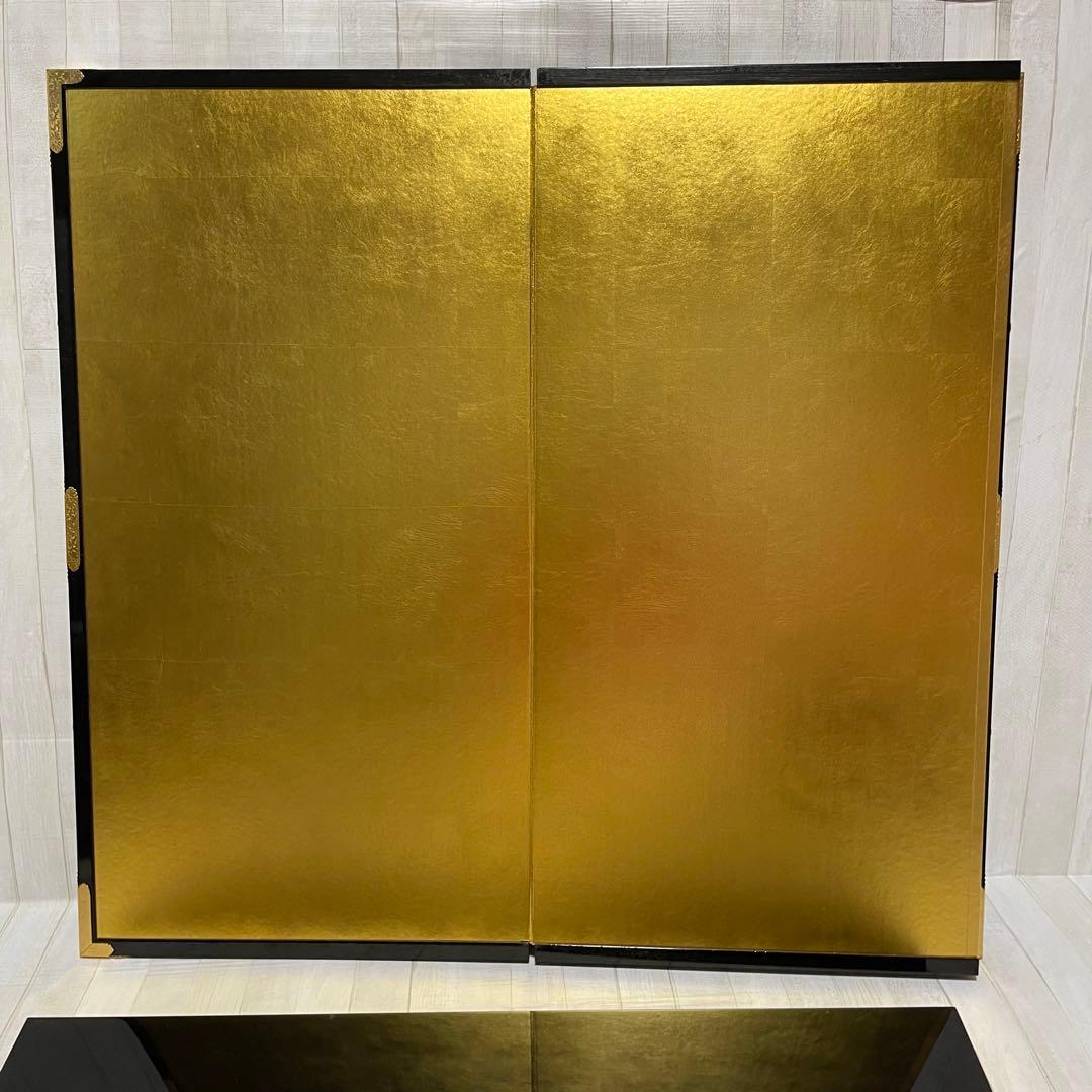 五月人形　鎧飾り　弓・太刀、金屏風セット【金沢箔】