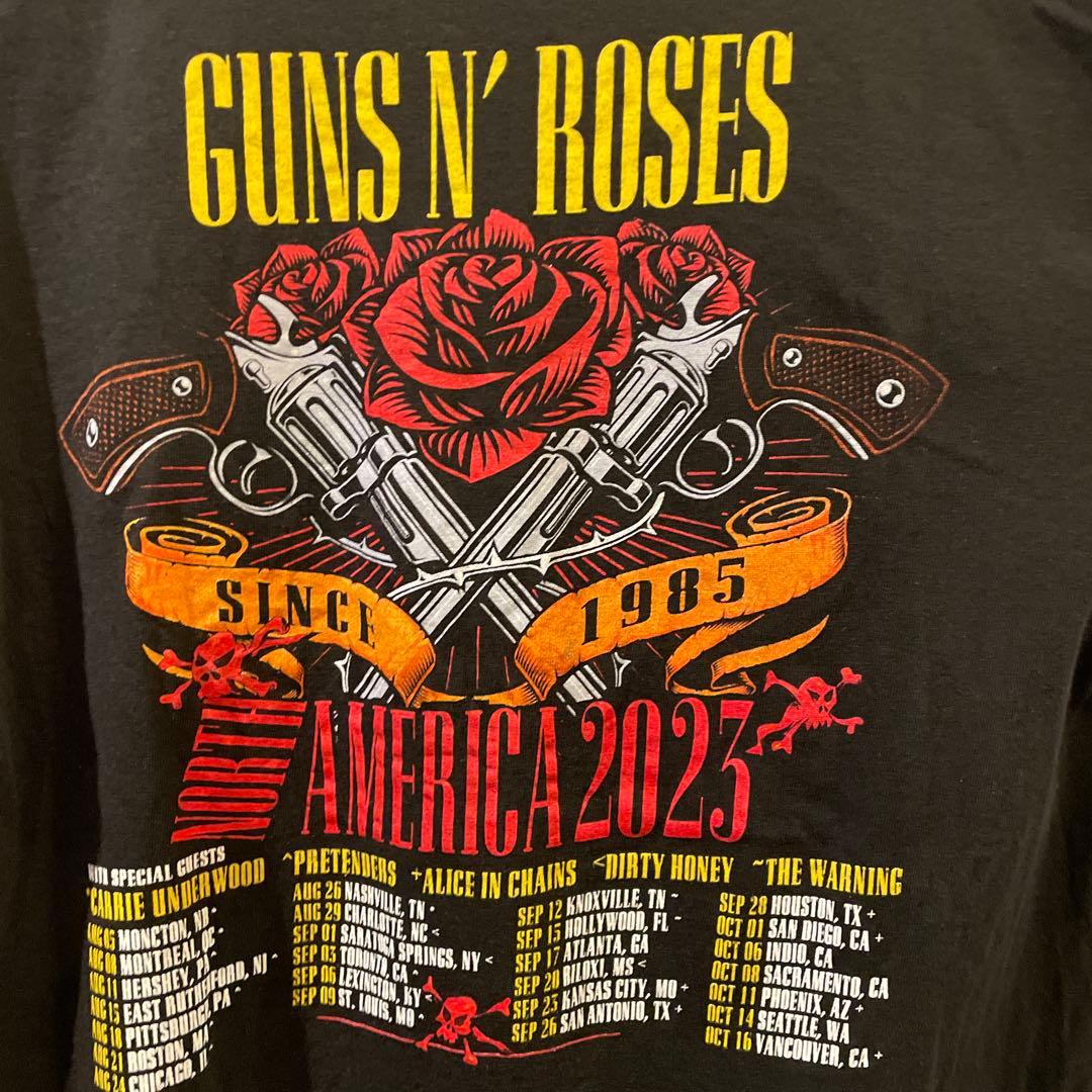ガンズアンドローゼズ 2023年北米ツアー限定Tシャツ Guns N'Roses