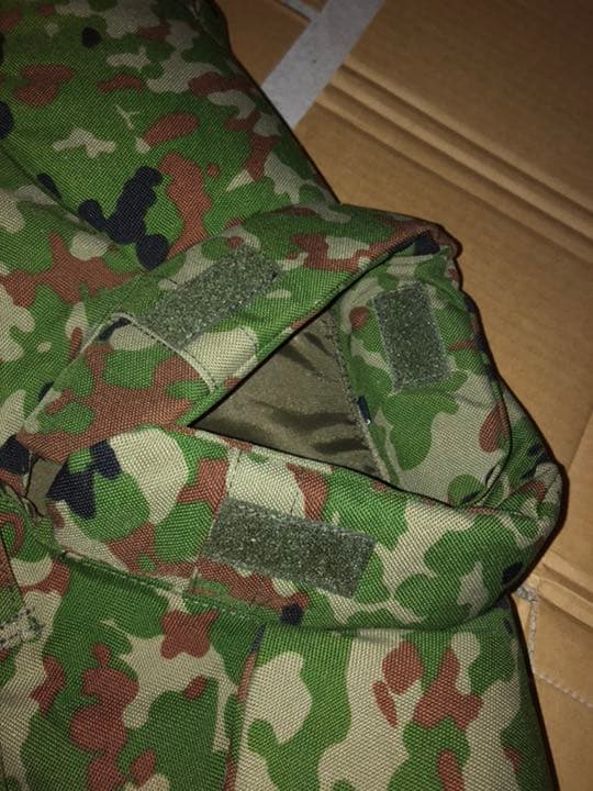 陸上自衛隊　防弾チョッキ1型　検)陸自プレキャリポーチ弾納二型迷彩日本軍