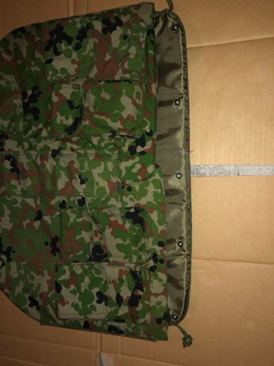 陸上自衛隊　防弾チョッキ1型　検)陸自プレキャリポーチ弾納二型迷彩日本軍