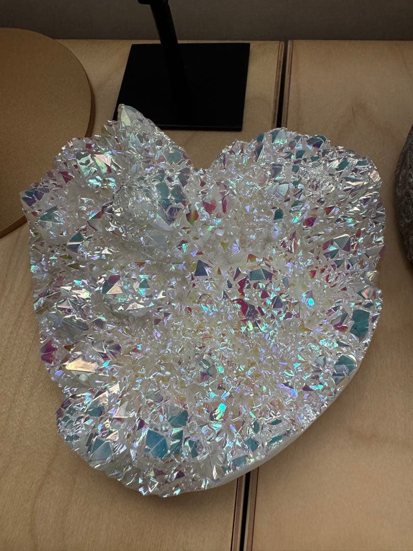 Special SALE！ 22000→17000円オーラ水晶 BIGハート