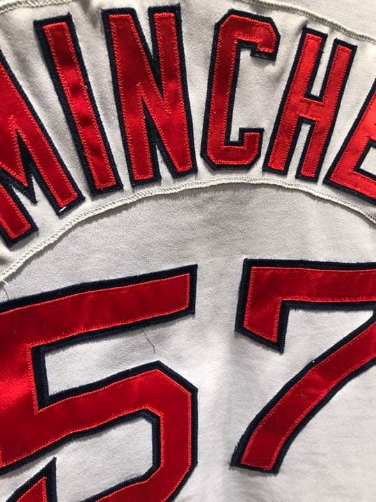 MLB ネイサン・ミンチー　実使用ジャージ　カープ、ロッテ