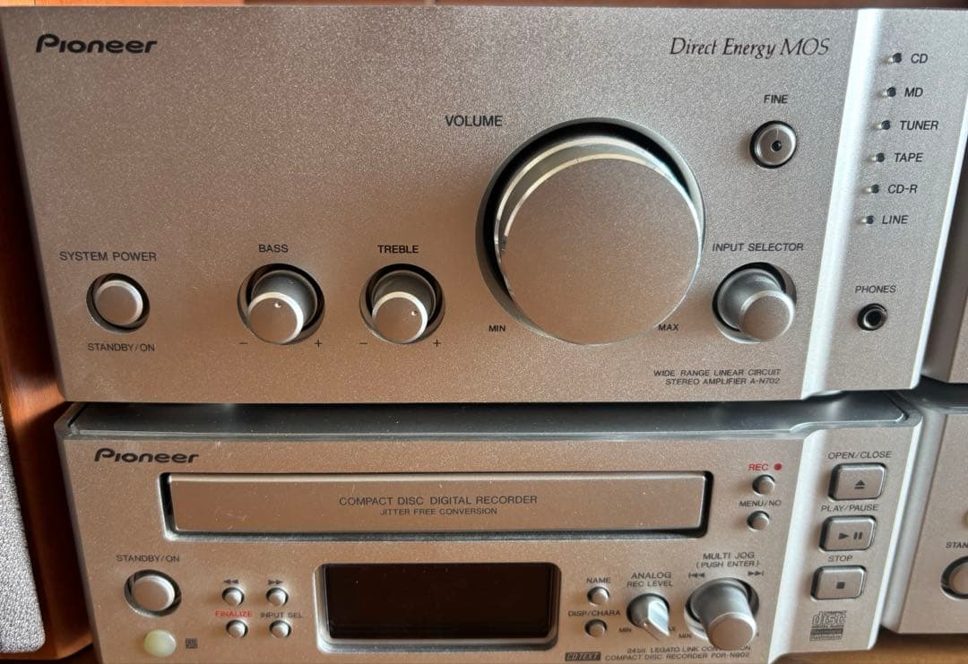 Pioneer ミニコンポ CD MDプレーヤー　PDR-N902