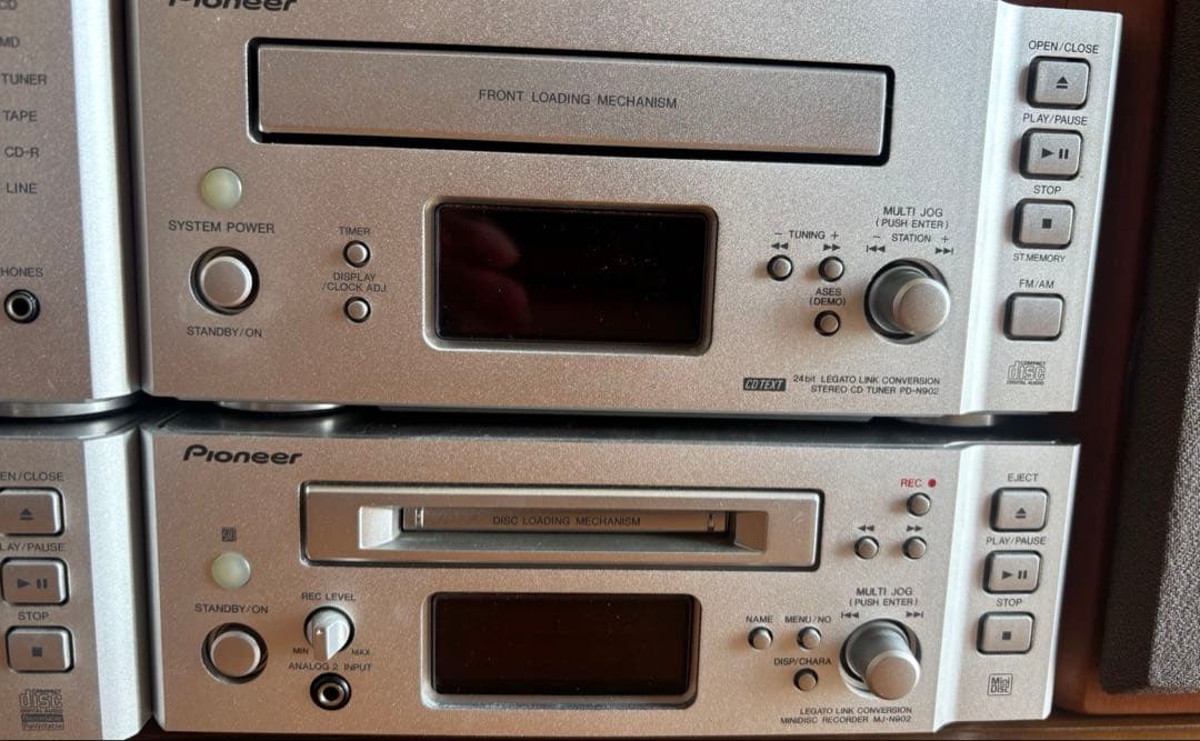 Pioneer ミニコンポ CD MDプレーヤー　PDR-N902