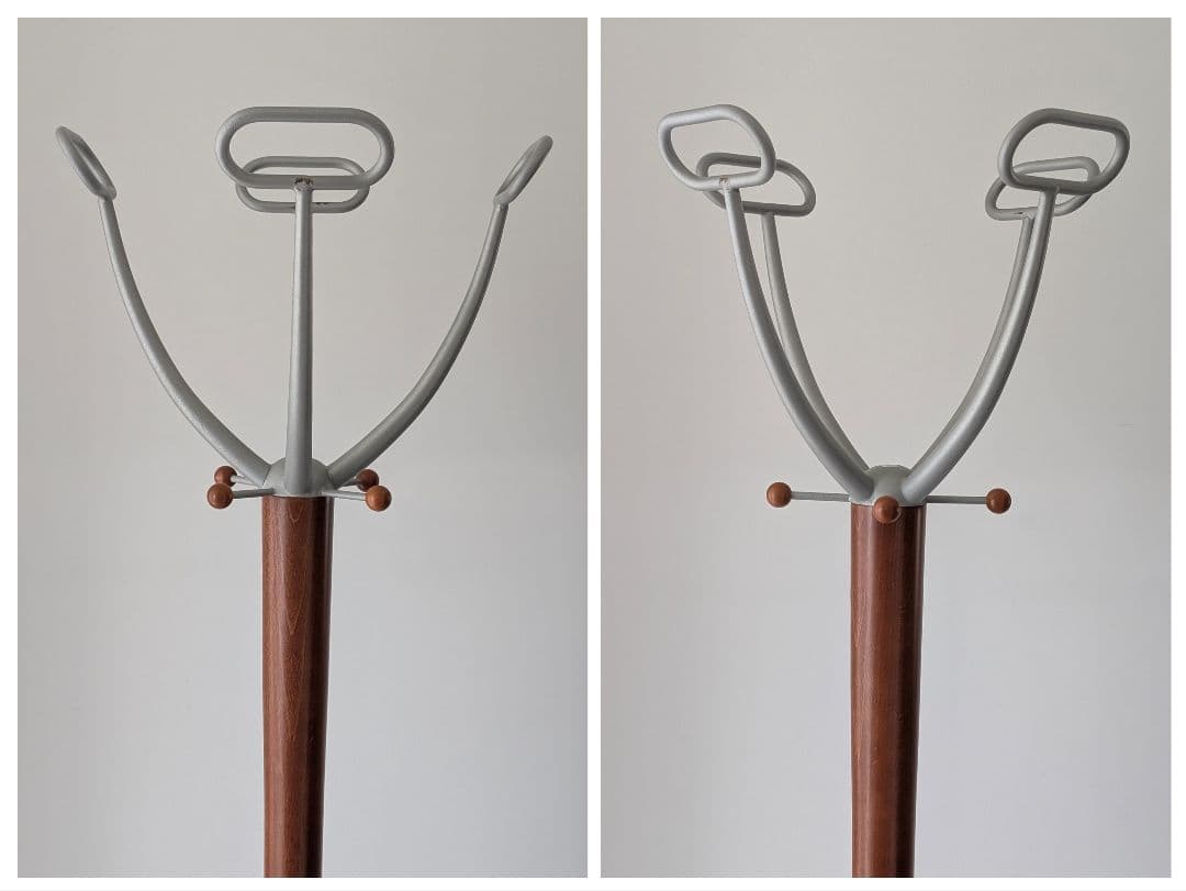 ビンテージ アノニマス チェリー材 ポールハンガー イタリアン ポストモダン