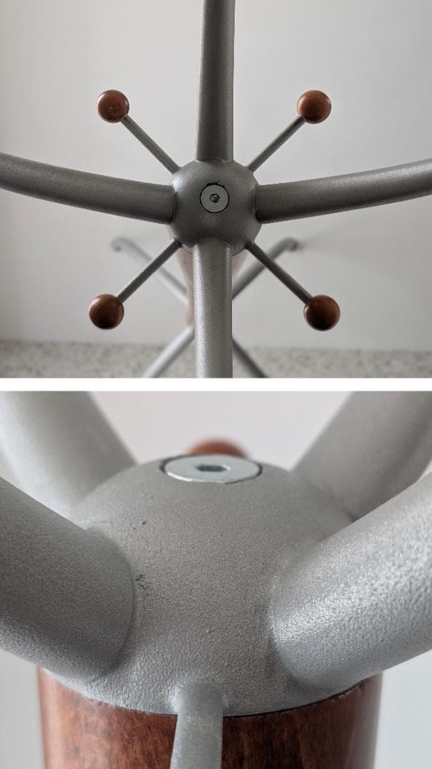 ビンテージ アノニマス チェリー材 ポールハンガー イタリアン ポストモダン