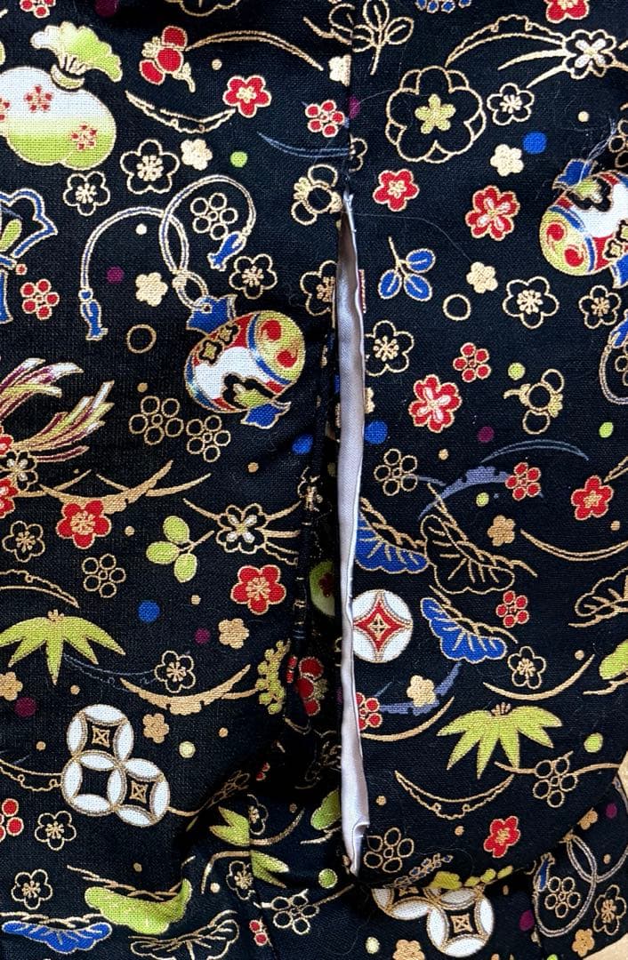 黒和柄生地ミニ和装（着物）