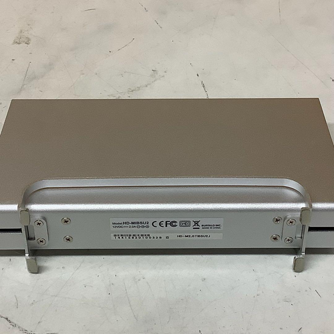 BUFFALO外付HDD2TB HD-M2.0TIBSU2J箱有（わー10）