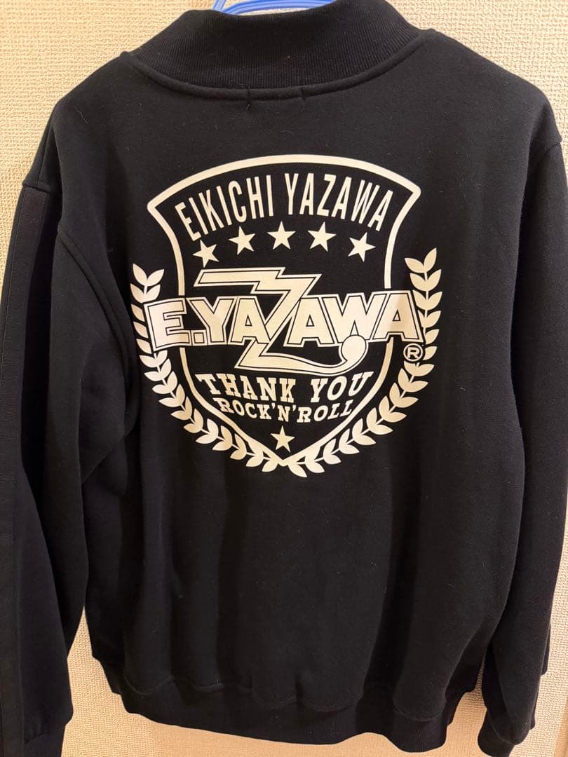 E.YAZAWA ブラック ジップアップ ジャケット パーカー XLサイズ