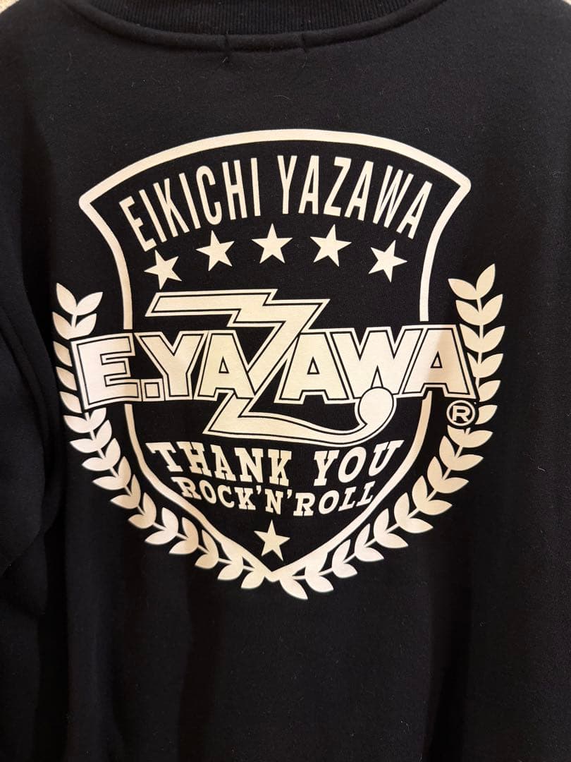 E.YAZAWA ブラック ジップアップ ジャケット パーカー XLサイズ