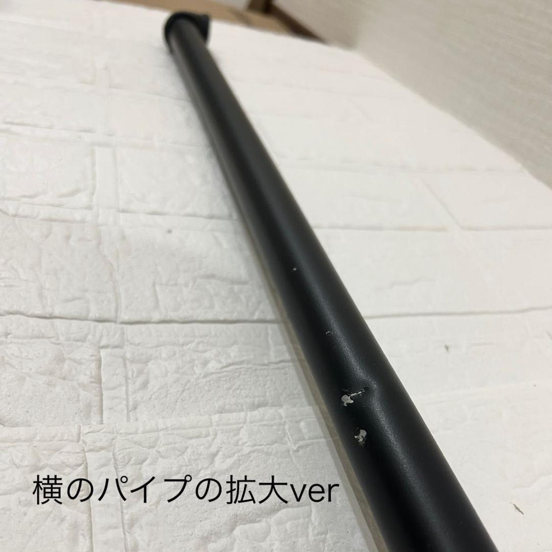 【訳あり①】アイアンハンガーラック ハンガーラック パイプラック ブラック 黒