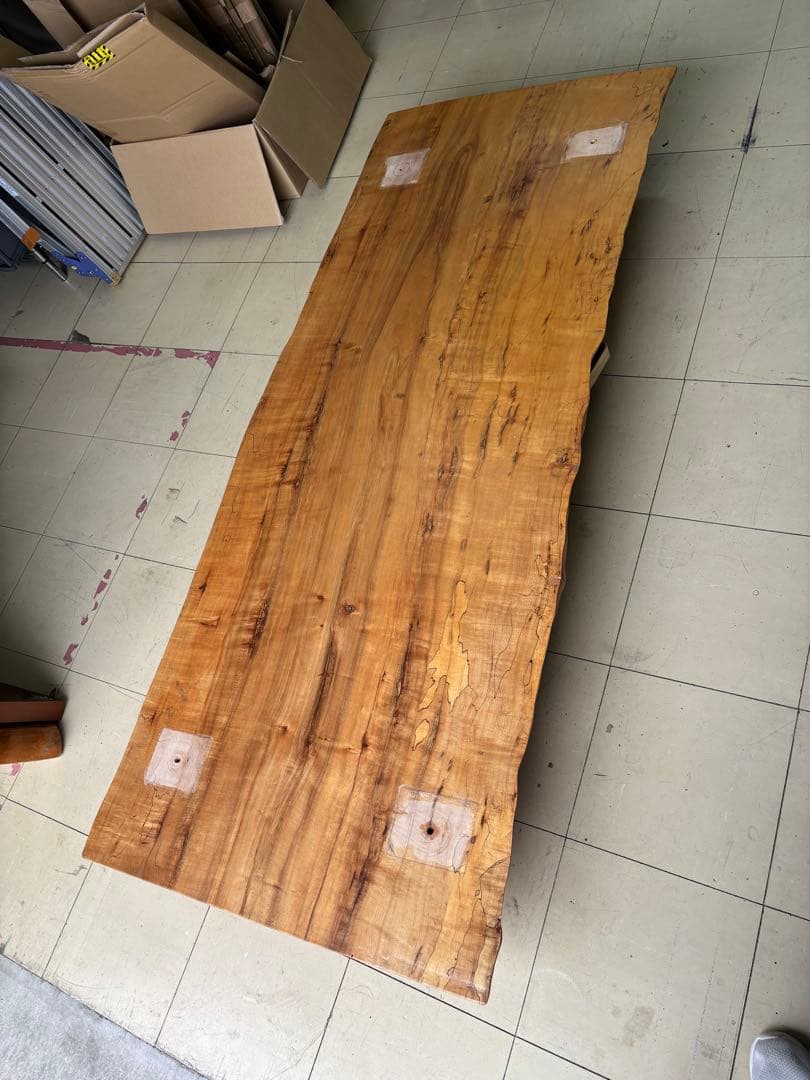 【※最終値下げ】一枚板　天然木　座卓　天板