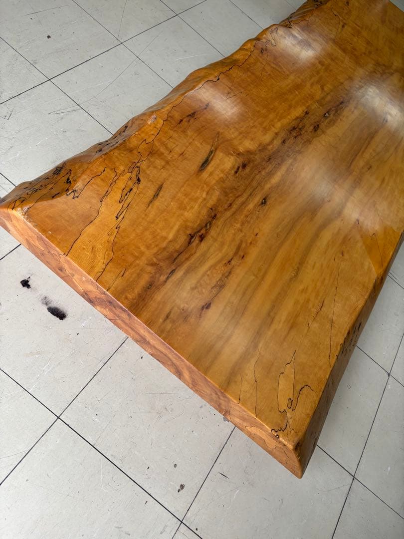 【※最終値下げ】一枚板　天然木　座卓　天板