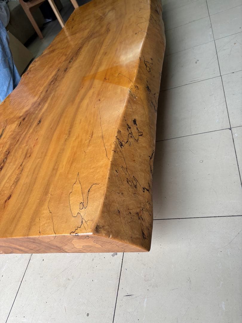 【※最終値下げ】一枚板　天然木　座卓　天板