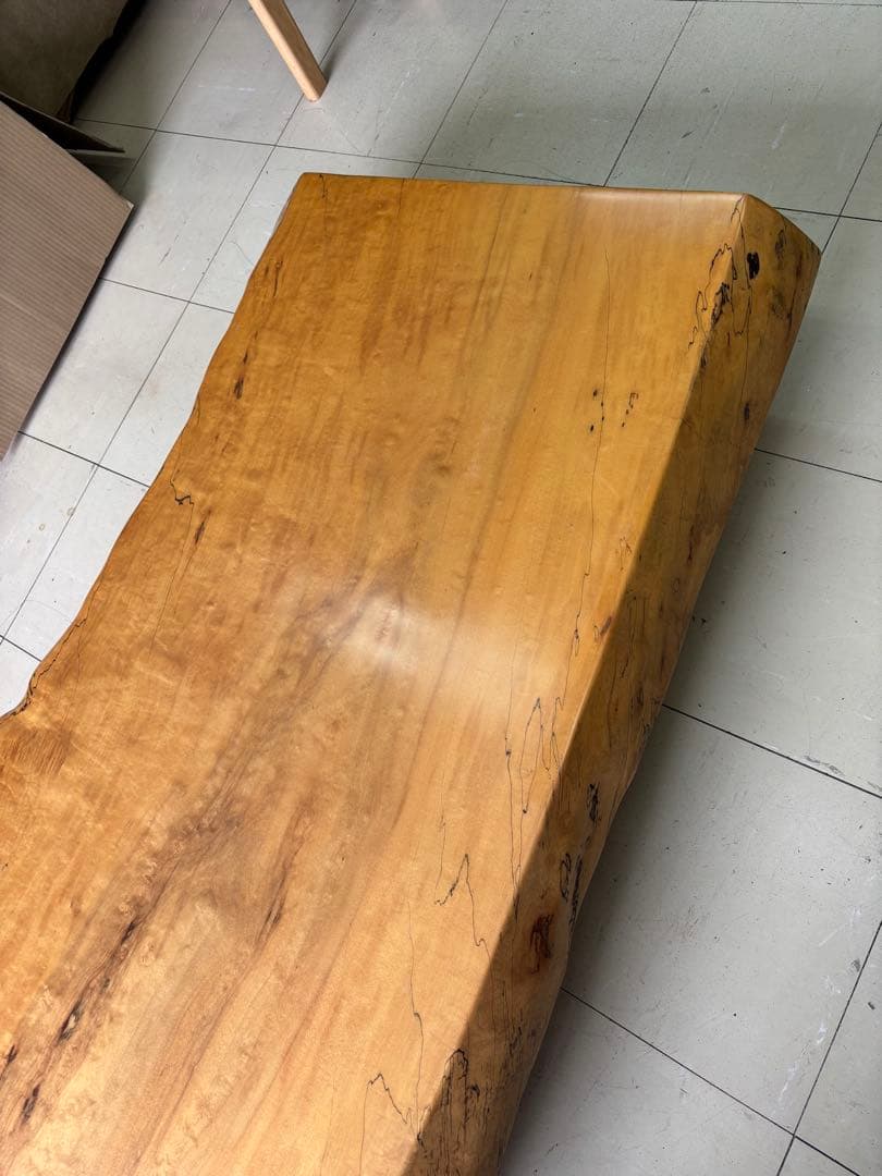 【※最終値下げ】一枚板　天然木　座卓　天板