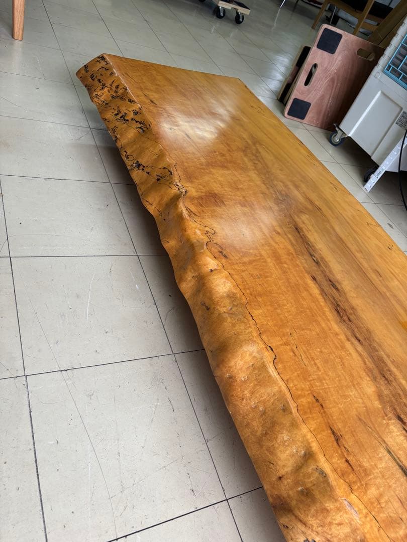 【※最終値下げ】一枚板　天然木　座卓　天板