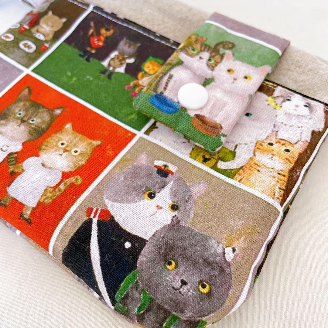 ファスナーポーチ　ねこ355 ハンドメイド