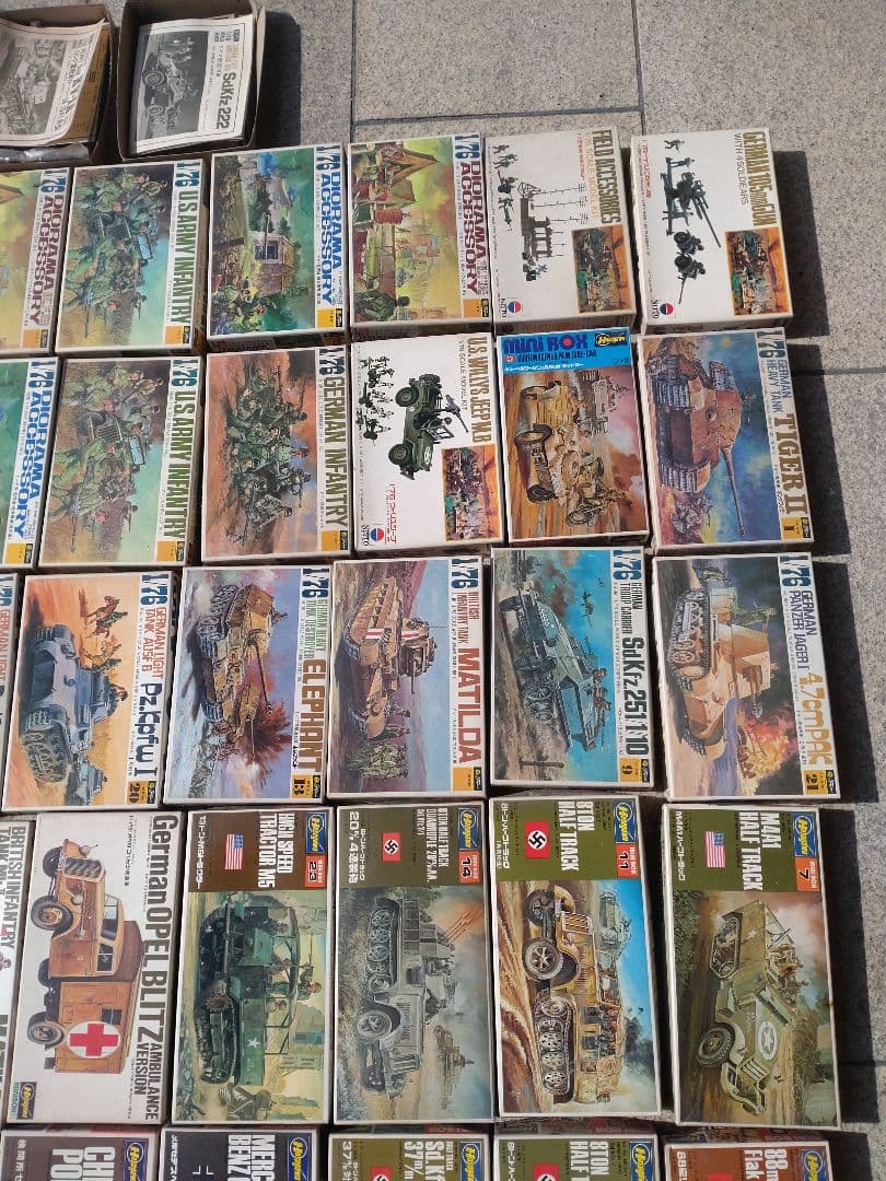 廃盤プラモデルキット第二次世界大戦ジオラマ 1/72まとめ売り