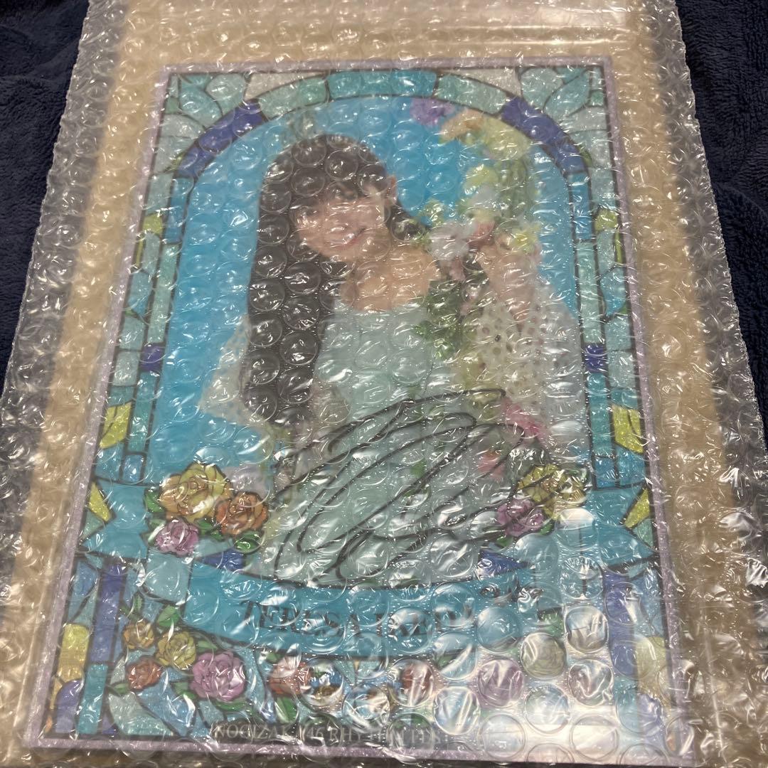 乃木フェス 池田瑛紗　直筆サイン入りステンドグラス風アクリルボード　乃木坂46