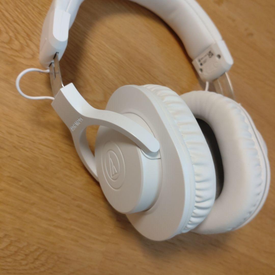 オーディオテクニカ ATH-M20xBT WH ワイヤレスヘッドホン