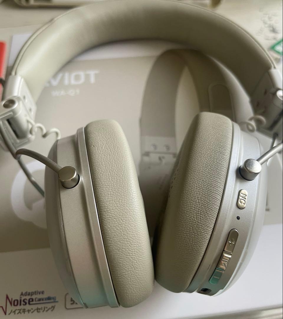 AVIOT WA-Q1 ワイヤレスヘッドホン ベージュ