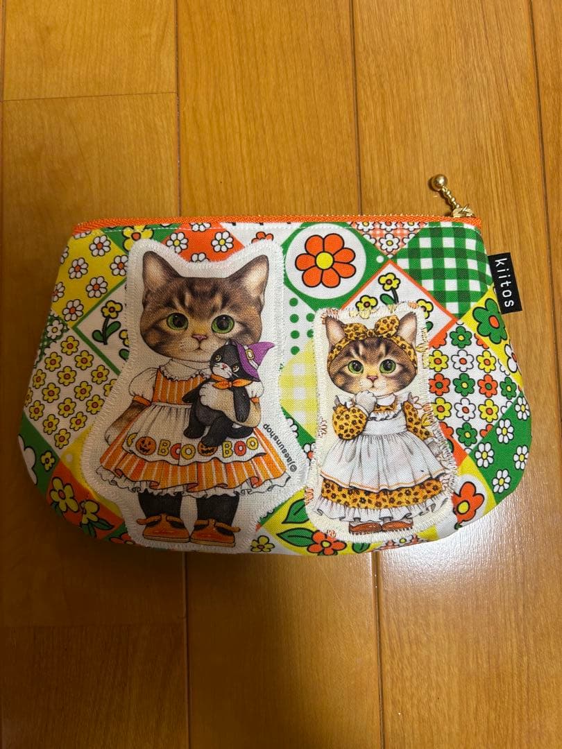 ハンドメイド　コヤンイサムチョン　ダーツ入りポーチ