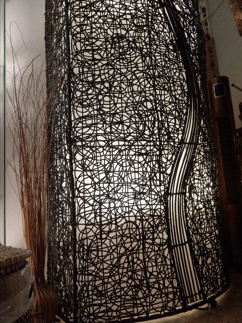 送料無料☆バリ芸術家具☆間接照明　LEDライト付き