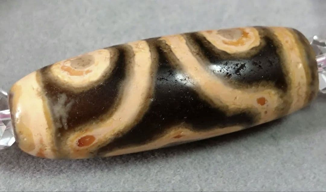 ＊三眼天珠＊愛と成功を引き寄せるローズクォーツ＆タイガーアイ ブレスレット