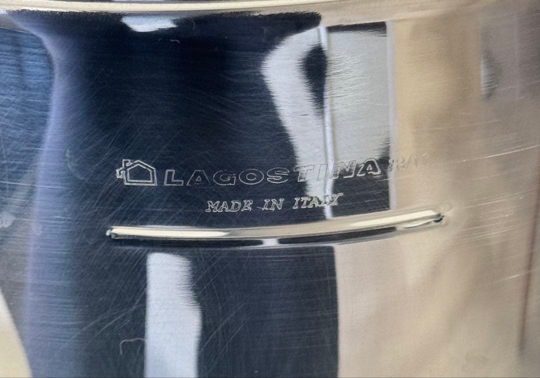 IH対応 LAGOSTINA社 パスタストレーナー＆スチームポット、