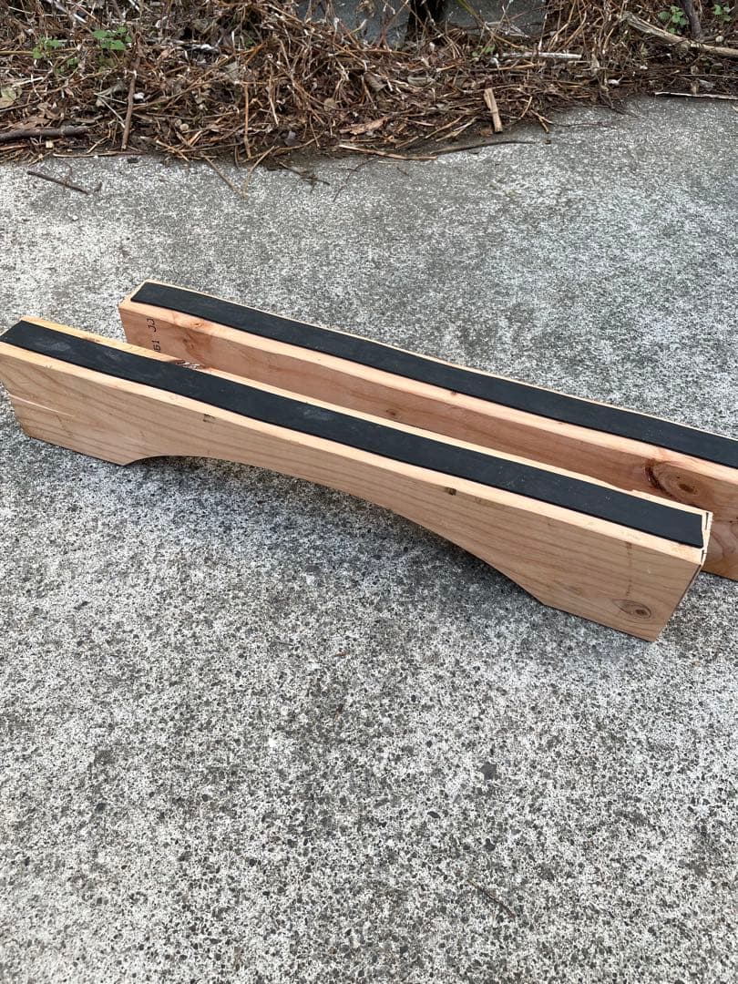 つばさ ドラム缶 半切りプランター 本体2個セット、木製台座2個セット