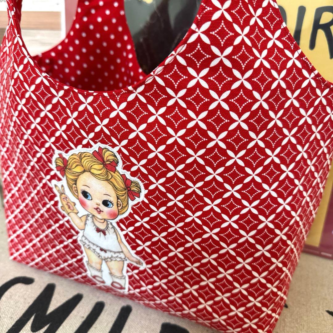 ♡みぃ～み♡ハンドメイド*エコバッグ Mサイズ♡ティキちゃん♡