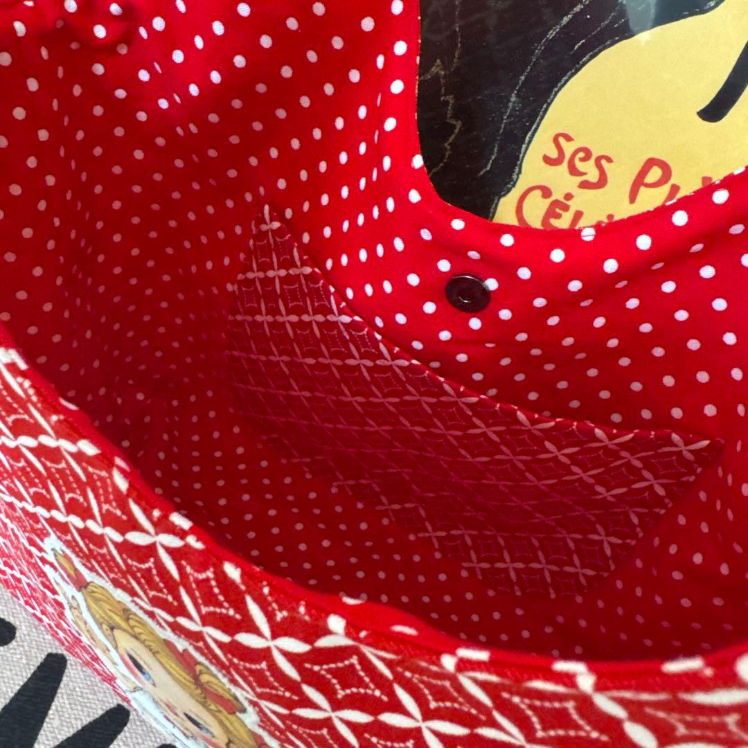 ♡みぃ～み♡ハンドメイド*エコバッグ Mサイズ♡ティキちゃん♡