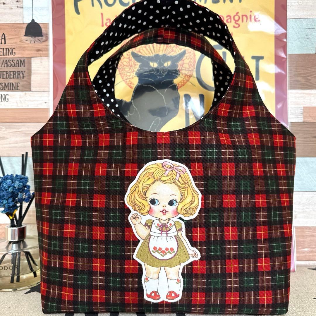 ♡みぃ～み♡ハンドメイド*エコバッグ Mサイズ♡ティキちゃん♡