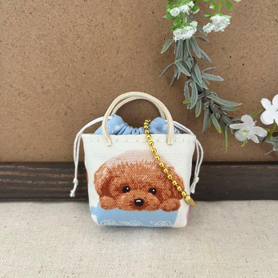 2408-14 ミニチュア巾着トートサシェ 香り袋　SOLD→ご注文承ります♡