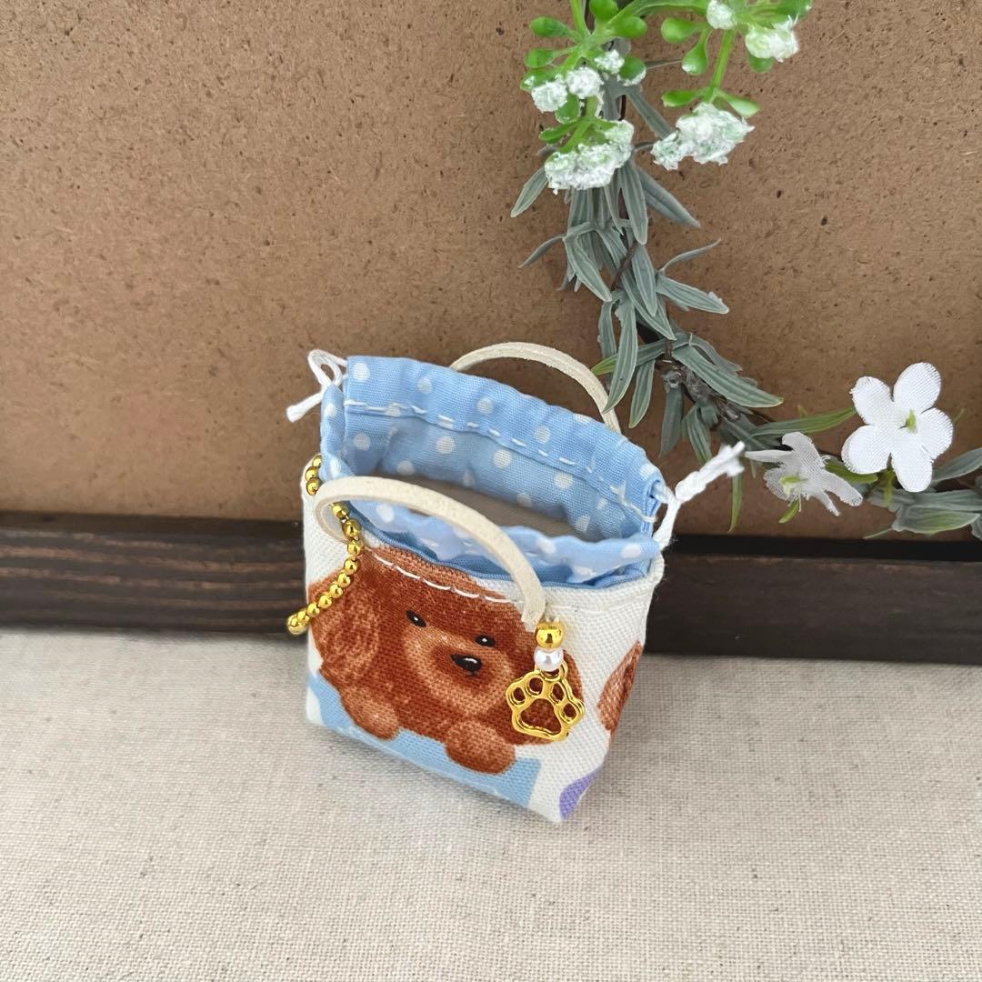 2408-14 ミニチュア巾着トートサシェ 香り袋　SOLD→ご注文承ります♡