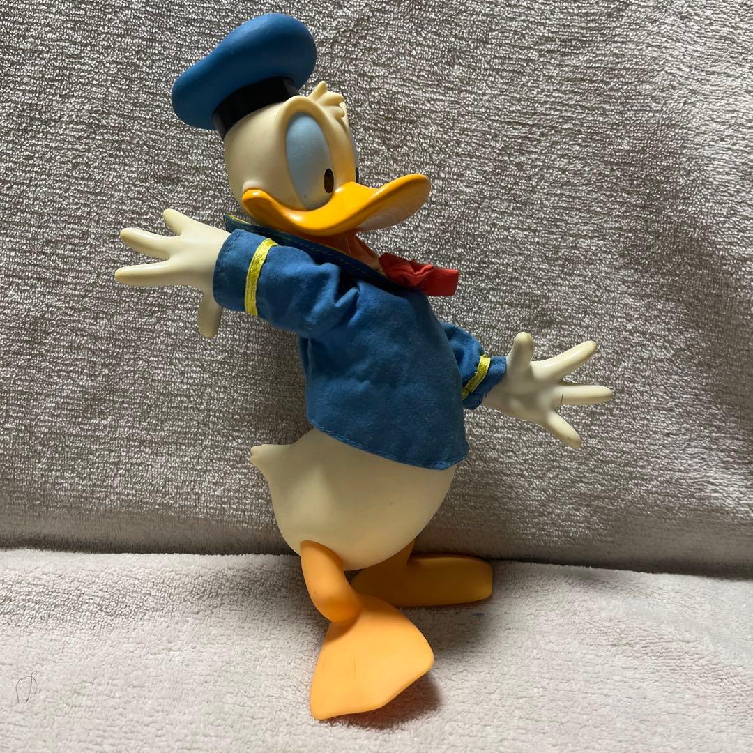レア✴︎アプローズ ドナルドダック ビニールフィギュア 22cm位ディズニー