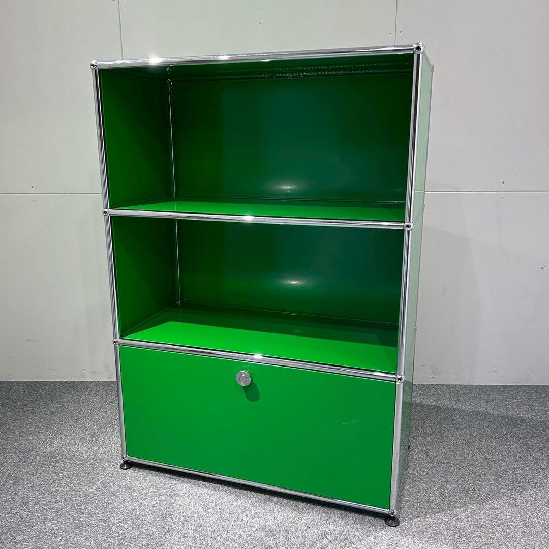 USM Haller キャビネット1列3段 緑