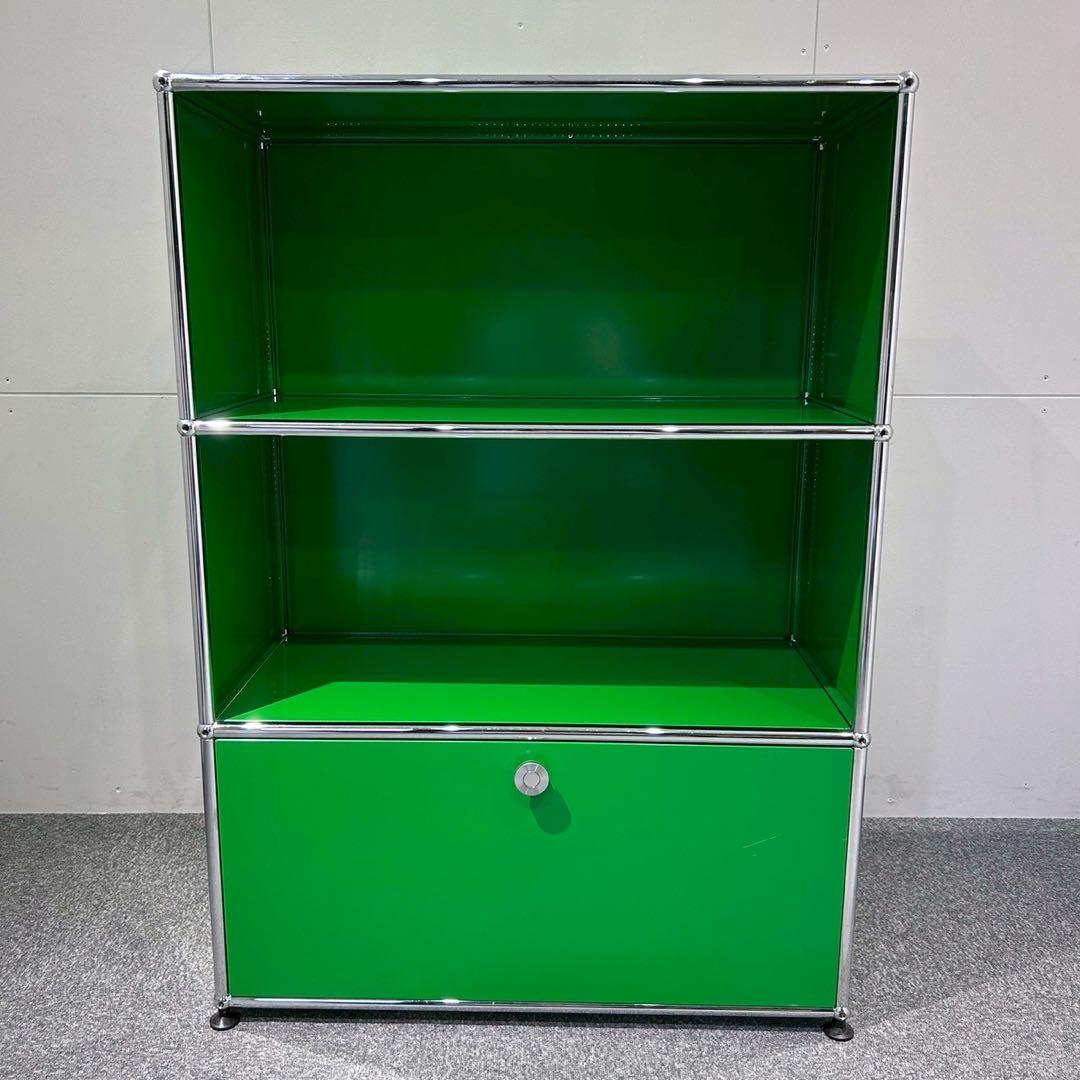 USM Haller キャビネット1列3段 緑