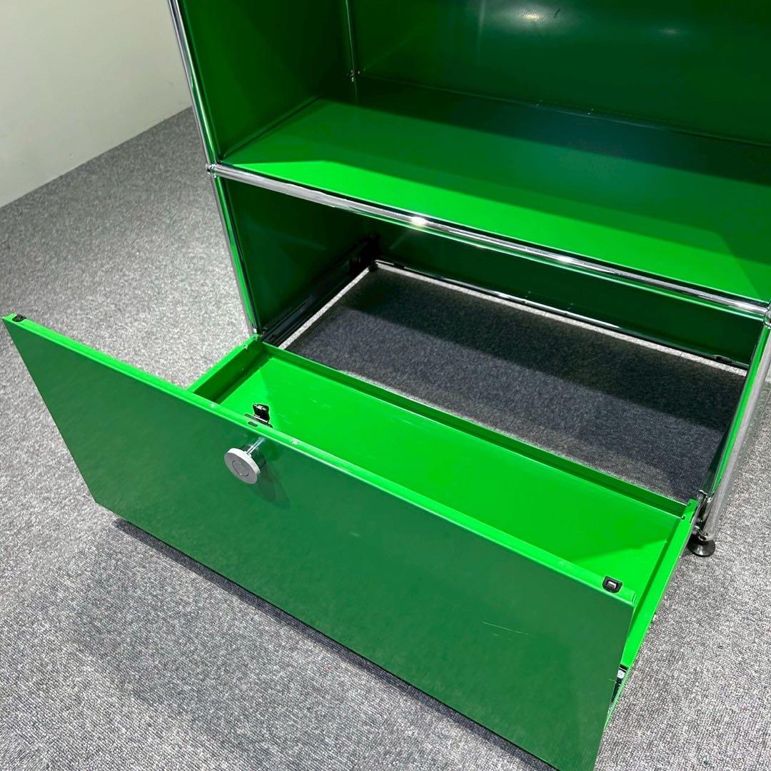 USM Haller キャビネット1列3段 緑