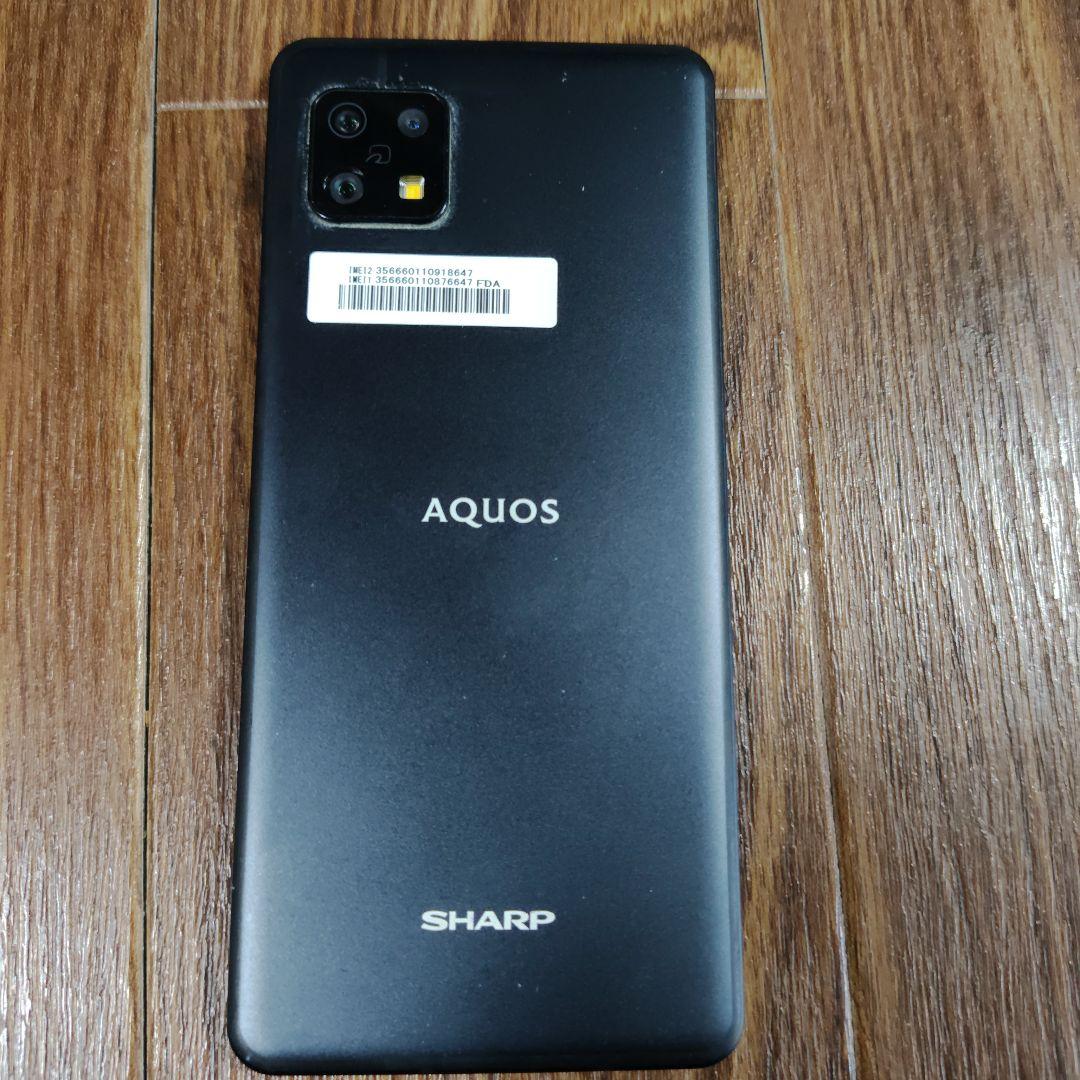SHARP AQUOS ブラック 本体 充電ケーブル付き