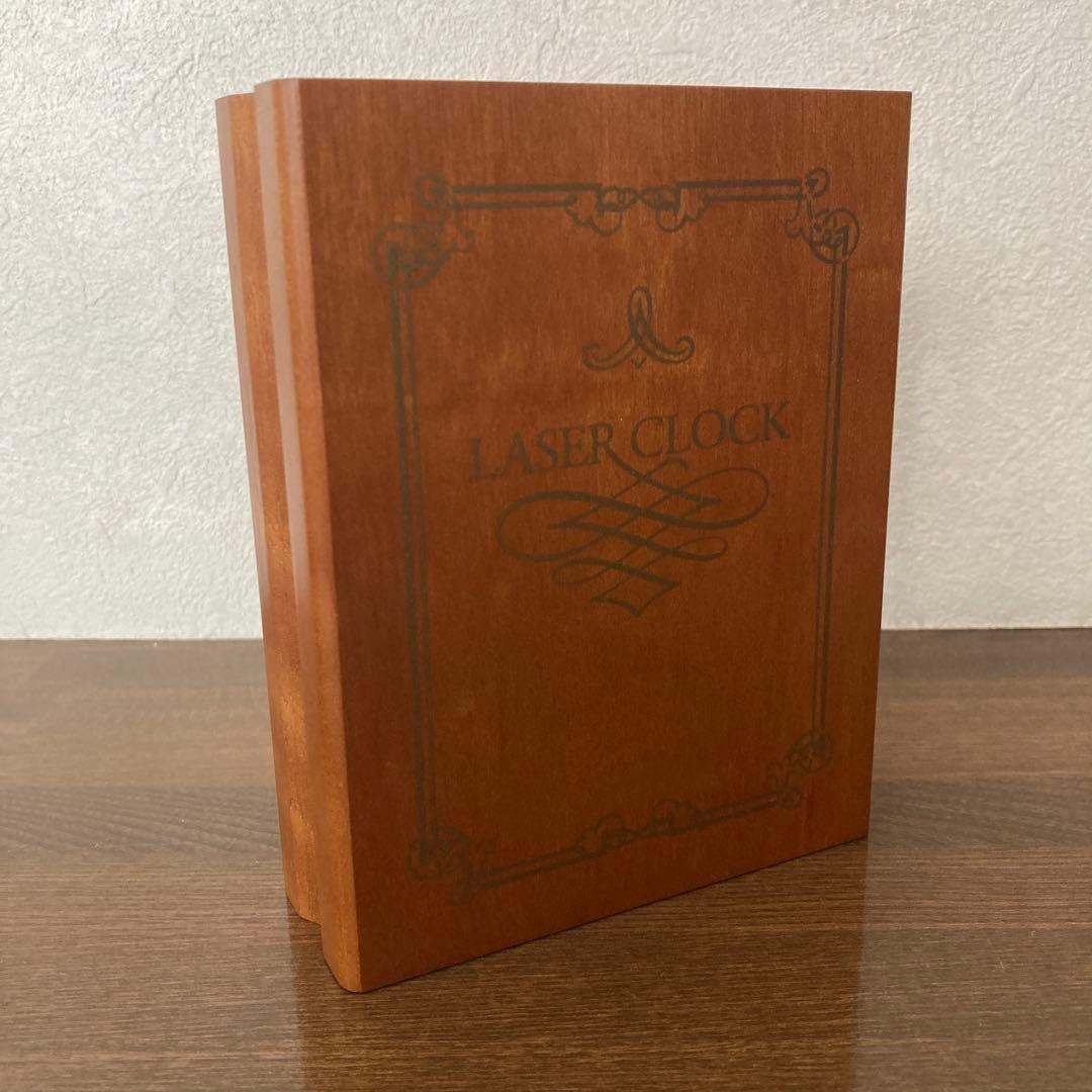 CITIZEN レーザークロック830 WR830-C06 ウッドフレーム置時計