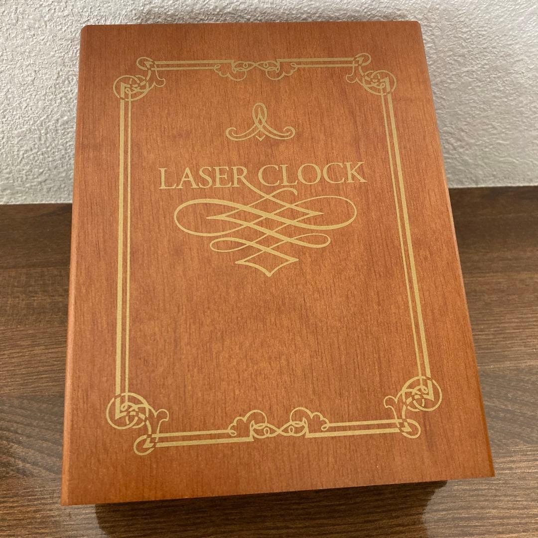 CITIZEN レーザークロック830 WR830-C06 ウッドフレーム置時計