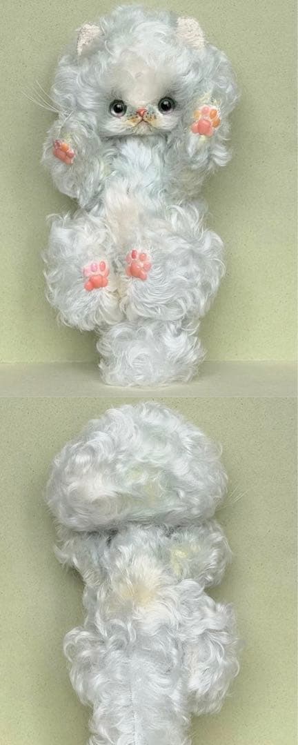 エレガント仔猫 アーティストベア 海外作家様 ハンドメイド ぬいぐるみ