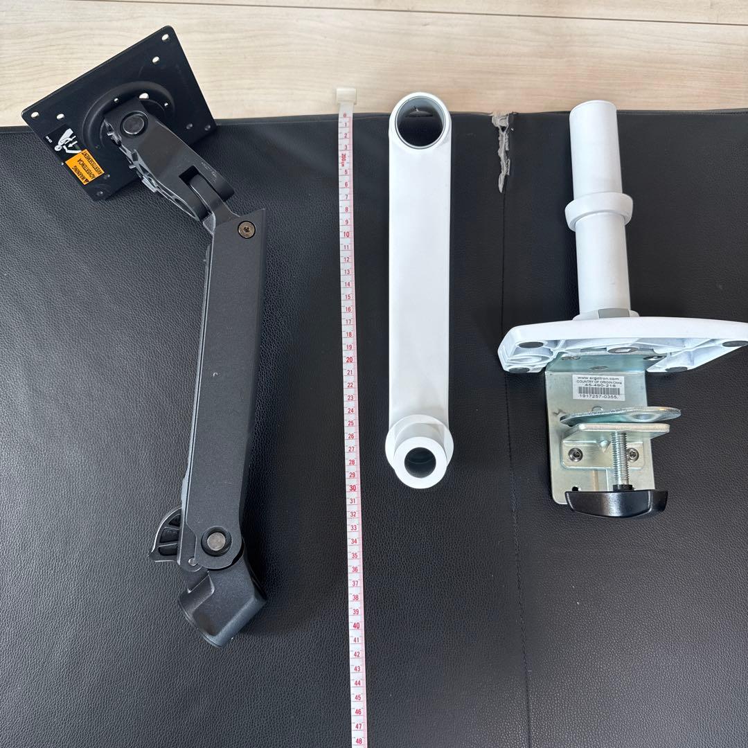 エルゴトロン モニターアーム ブラック/ホワイト