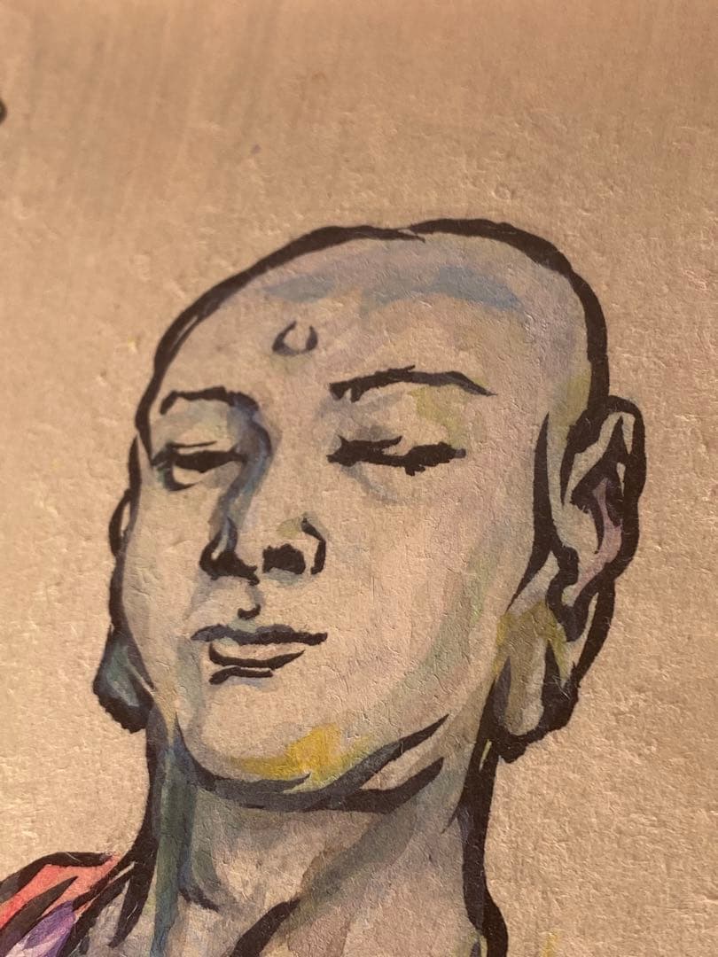 2875❣️近藤　大理　　絵画　地蔵菩薩　仏像