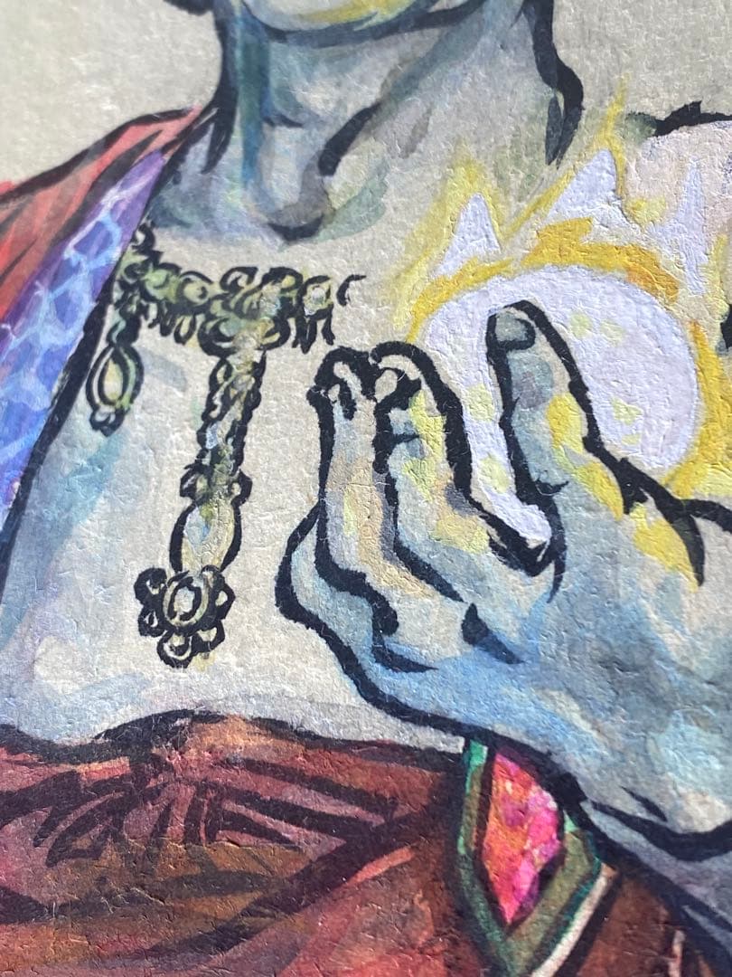 2875❣️近藤　大理　　絵画　地蔵菩薩　仏像