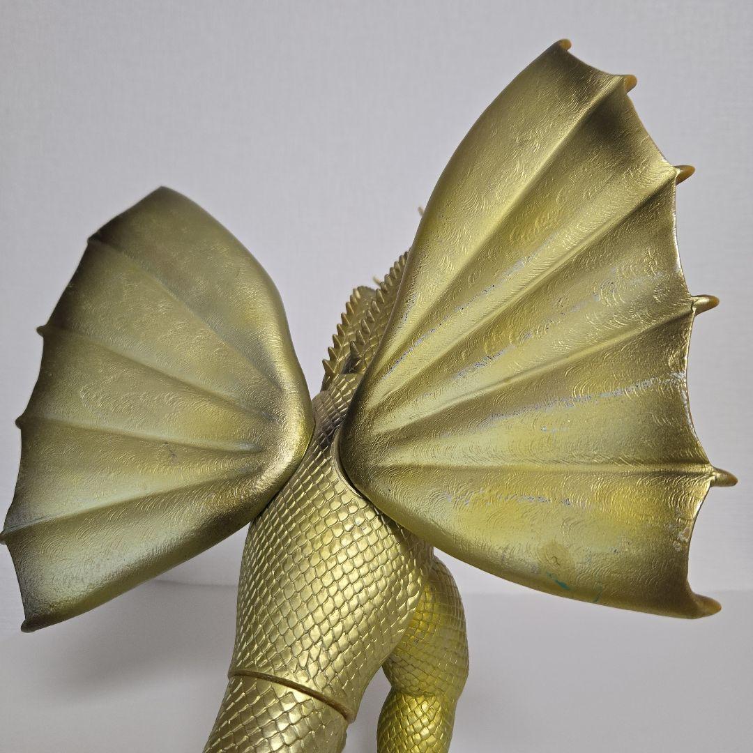 キングギドラ タグ付き ソフビ 東映 昭和 角欠け